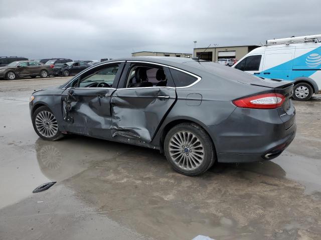 3FA6P0K99FR162497 - 2015 FORD FUSION TITANIUM GRAY photo 2