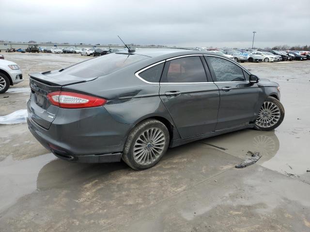 3FA6P0K99FR162497 - 2015 FORD FUSION TITANIUM GRAY photo 3