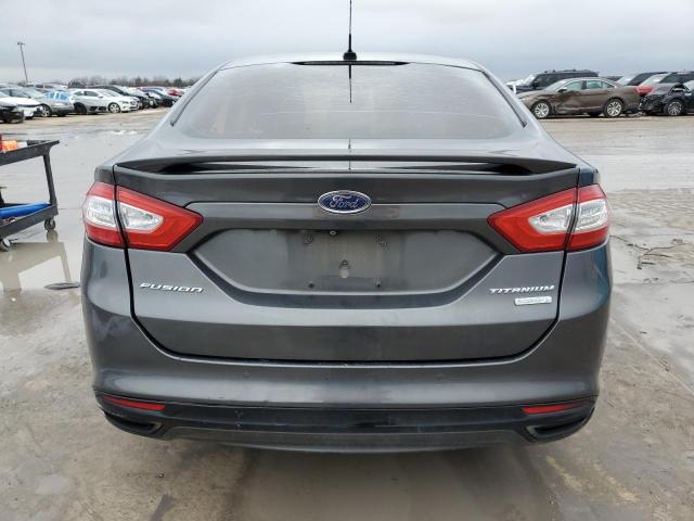 3FA6P0K99FR162497 - 2015 FORD FUSION TITANIUM GRAY photo 6