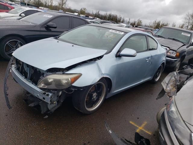JTKDE167570206401 - 2007 TOYOTA SCION TC BLUE photo 1