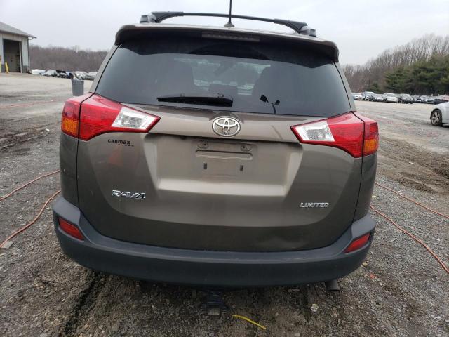 2T3YFREV3EW108142 - 2014 TOYOTA RAV4 LIMITED BROWN photo 6