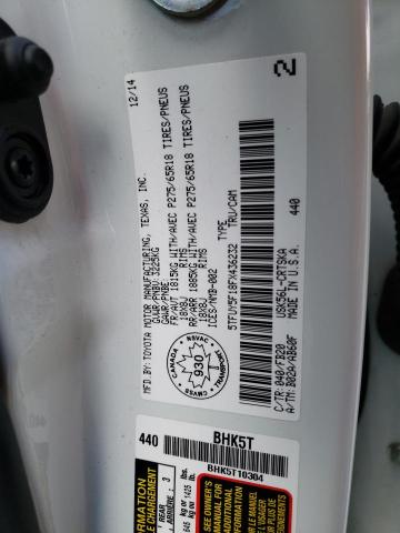 5TFUY5F18FX436232 - 2015 TOYOTA TUNDRA DOUBLE CAB SR/SR5 WHITE photo 12