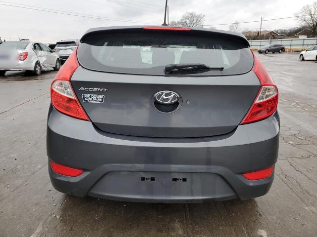 KMHCU5AE0CU004874 - 2012 HYUNDAI ACCENT GLS GRAY photo 6