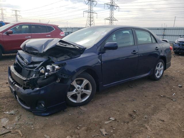 2T1BU4EE9BC604227 - 2011 TOYOTA COROLLA BASE BLUE photo 1