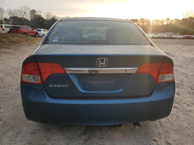 2HGFA16519H544579 - 2009 HONDA CIVIC LX BLUE photo 6