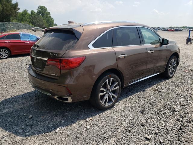 5J8YD4H85KL000717 - 2019 ACURA MDX ADVANCE BROWN photo 4