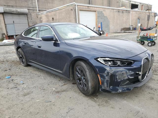 WBY73AW0XNFM41611 - 2022 BMW I4 EDRIVE4 BLUE photo 4