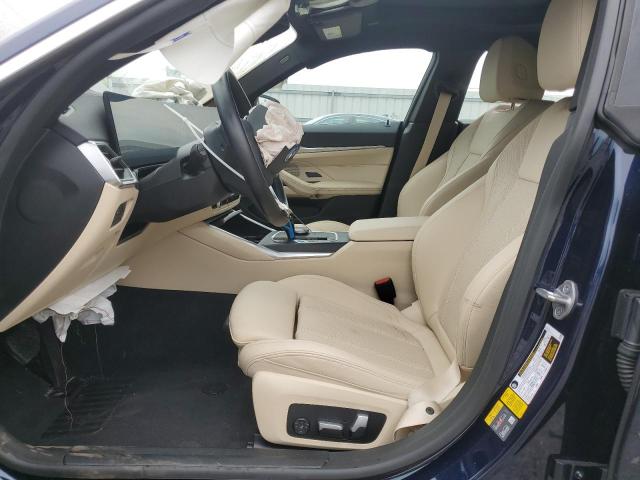 WBY73AW0XNFM41611 - 2022 BMW I4 EDRIVE4 BLUE photo 7