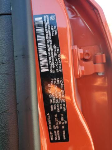 ZACCJABTXFPB41894 - 2015 JEEP RENEGADE LATITUDE ORANGE photo 13