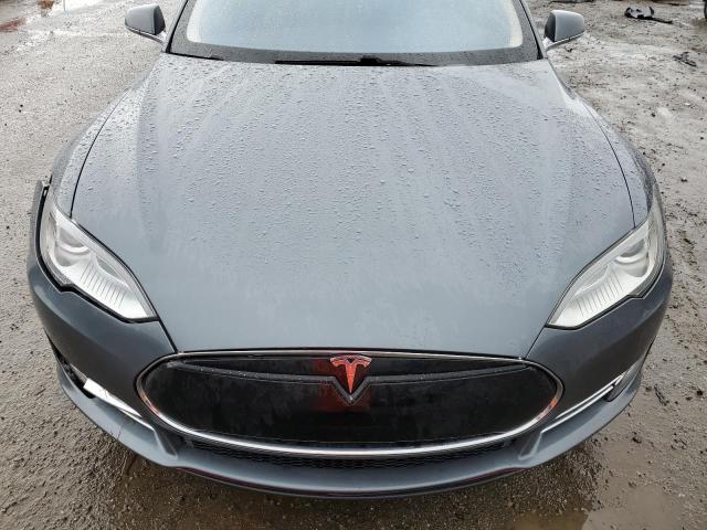 5YJSA1CP1DFP04154 - 2013 TESLA MODEL S Մոխրագույն լուսանկար 11