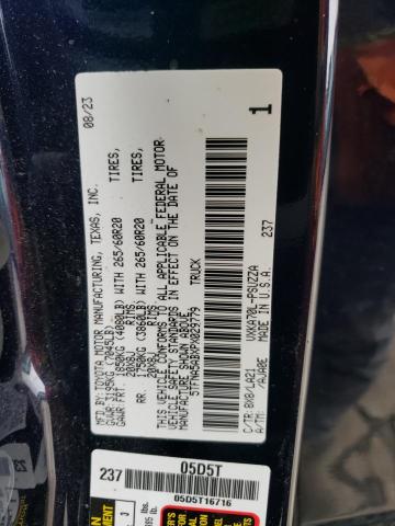 5TFNA5ABXPX029779 - 2023 TOYOTA TUNDRA CREWMAX PLATINUM 蓝色 照片 13