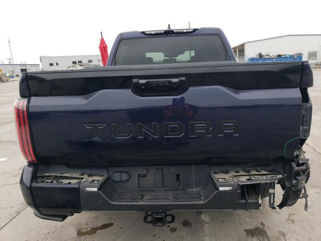 5TFNA5ABXPX029779 - 2023 TOYOTA TUNDRA CREWMAX PLATINUM 蓝色 照片 6