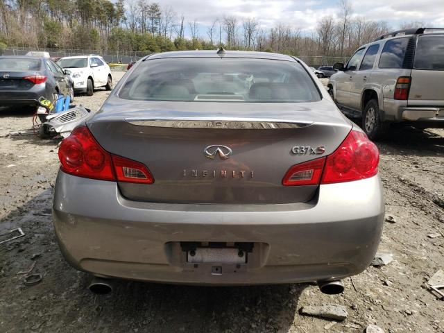 JNKCV61FX9M053782 - 2009 INFINITI G37 TAN photo 6