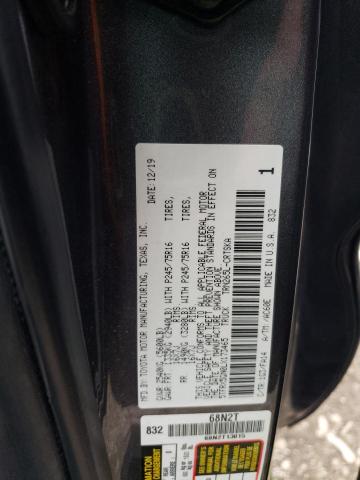 5TFRX5GN0LX173465 - 2020 TOYOTA TACOMA ACCESS CAB ნაცრისფერი ფოტო 12