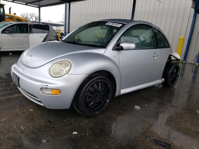 3VWBK21C23M401930 - 2003 VOLKSWAGEN NEW BEETLE GL SILVER photo 1