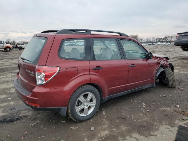 JF2SHABC5BH752782 - 2011 SUBARU FORESTER 2.5X RED photo 3