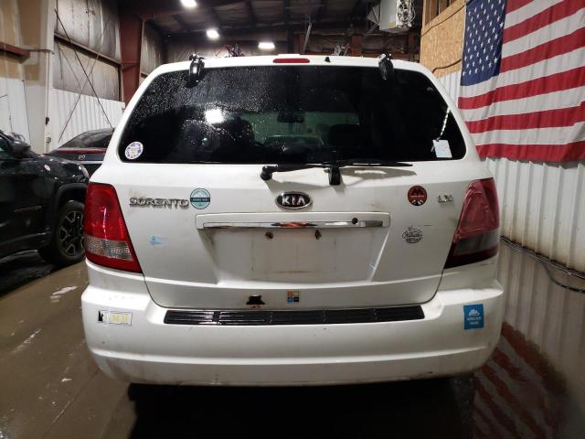 KNDJC733665639991 - 2006 KIA SORENTO EX WHITE photo 6