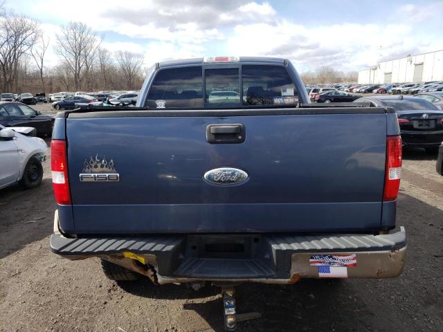 1FTPW14566FA09168 - 2006 FORD F150 SUPERCREW BLUE photo 6