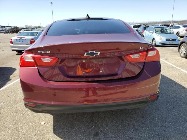 1G1ZB5ST6GF186939 - 2016 CHEVROLET MALIBU LS BURGUNDY photo 6