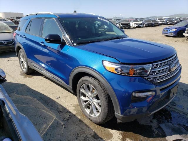 1FMSK7FH0NGB21033 - 2022 FORD EXPLORER LIMITED BLUE photo 4