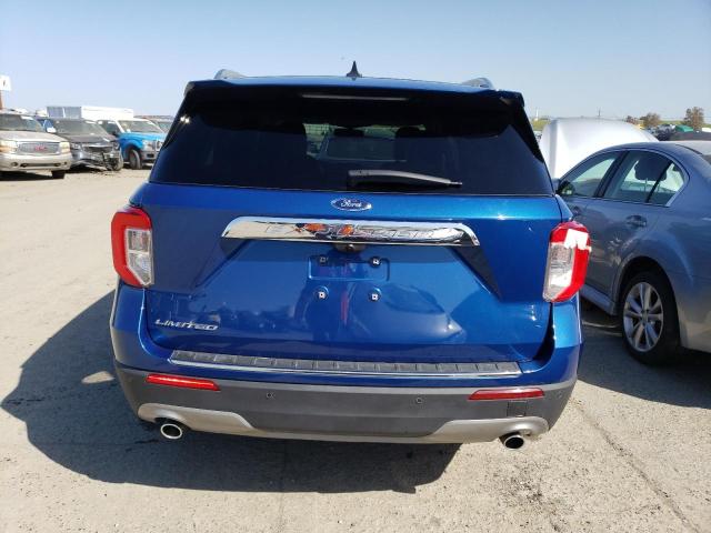 1FMSK7FH0NGB21033 - 2022 FORD EXPLORER LIMITED BLUE photo 6