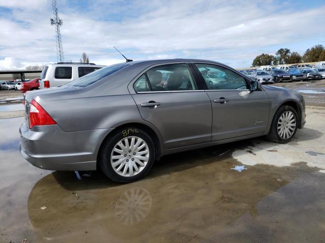 3FADP0L3XAR101749 - 2010 FORD FUSION HYBRID GRAY photo 3