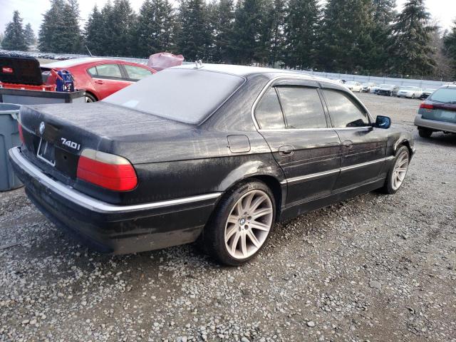 WBAGG83431DN86580 - 2001 BMW 740 I AUTOMATIC BLACK photo 3