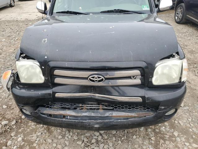 5TBDT44186S542853 - 2006 TOYOTA TUNDRA DOUBLE CAB SR5 BLACK photo 11