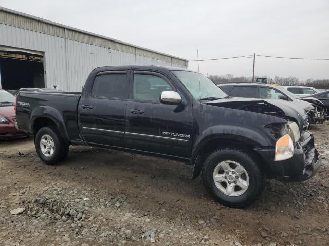 5TBDT44186S542853 - 2006 TOYOTA TUNDRA DOUBLE CAB SR5 BLACK photo 4