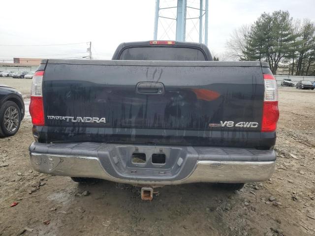 5TBDT44186S542853 - 2006 TOYOTA TUNDRA DOUBLE CAB SR5 BLACK photo 6