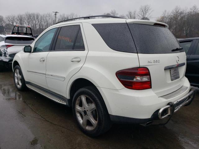 4JGBB86E98A387251 - 2008 MERCEDES-BENZ ML 350 WHITE photo 2