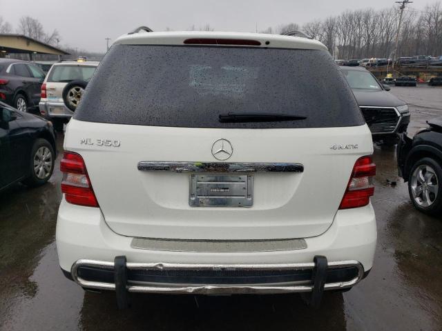 4JGBB86E98A387251 - 2008 MERCEDES-BENZ ML 350 WHITE photo 6