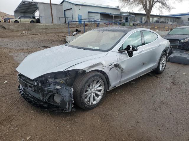 5YJSA1E24HF204657 - 2017 TESLA MODEL S Արծաթագույն լուսանկար 1
