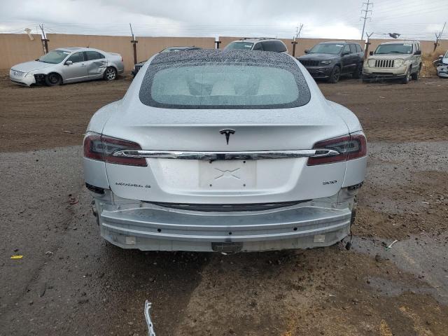 5YJSA1E24HF204657 - 2017 TESLA MODEL S Արծաթագույն լուսանկար 6