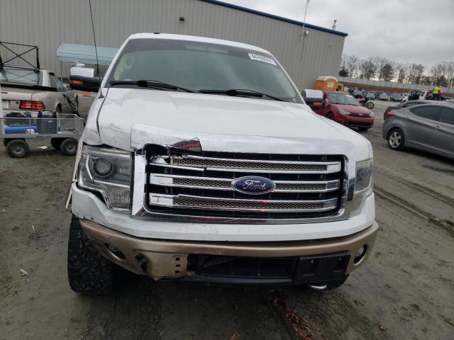 1FTFW1ET2EKF32248 - 2014 FORD F150 SUPERCREW WHITE photo 5