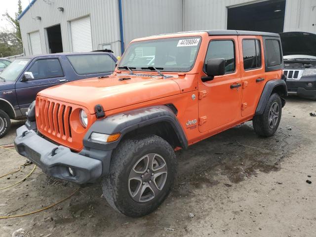 1C4HJXDGXKW568417 - 2019 JEEP WRANGLER U SPORT ORANGE photo 1