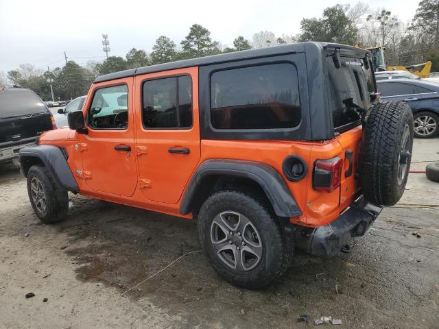 1C4HJXDGXKW568417 - 2019 JEEP WRANGLER U SPORT ORANGE photo 2