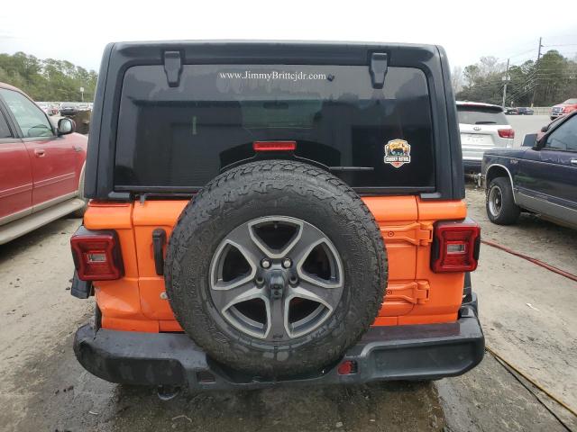 1C4HJXDGXKW568417 - 2019 JEEP WRANGLER U SPORT ORANGE photo 6