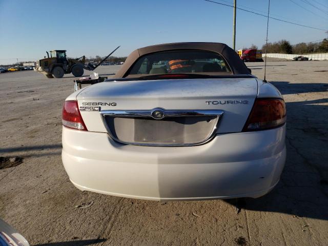 1C3EL55R65N627818 - 2005 CHRYSLER SEBRING TOURING WHITE photo 6