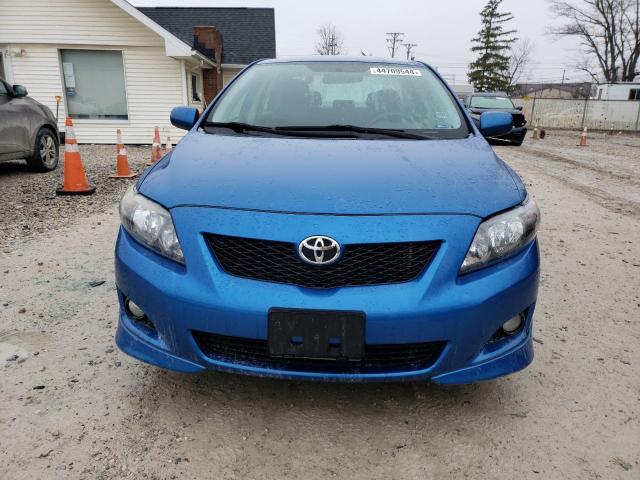 1NXBU40E59Z025610 - 2009 TOYOTA COROLLA BASE BLUE photo 5