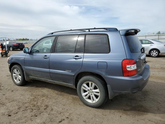 JTEHW21A570047325 - 2007 TOYOTA HIGHLANDER HYBRID BLUE photo 2