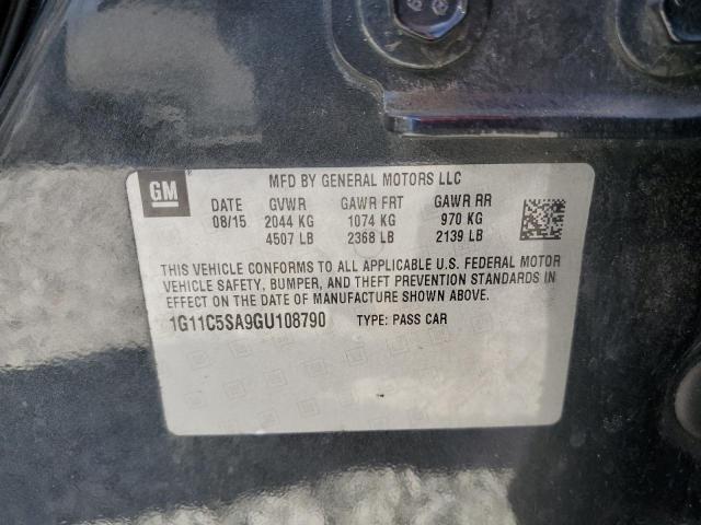 1G11C5SA9GU108790 - 2016 CHEVROLET MALIBU LIM LT 黑色 照片 12