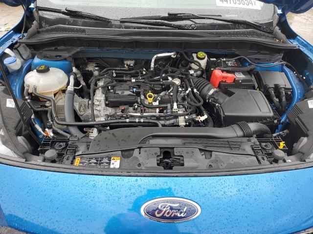 1FMCU9G60MUA08352 - 2021 FORD ESCAPE SE BLUE photo 11