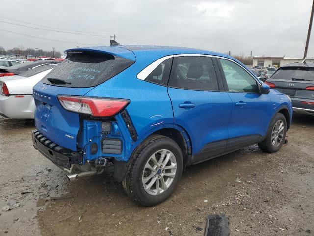 1FMCU9G60MUA08352 - 2021 FORD ESCAPE SE BLUE photo 3