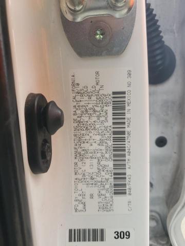 3TMJU4GNXBM114461 - 2011 TOYOTA TACOMA DOUBLE CAB PRERUNNER WHITE photo 12