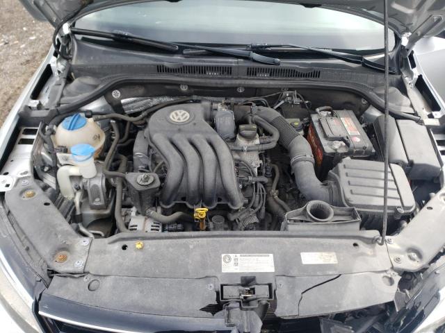 3VW2K7AJ6FM241129 - 2015 VOLKSWAGEN JETTA BASE 银色 照片 11