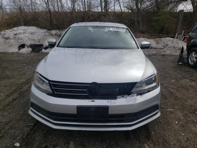 3VW2K7AJ6FM241129 - 2015 VOLKSWAGEN JETTA BASE 银色 照片 5