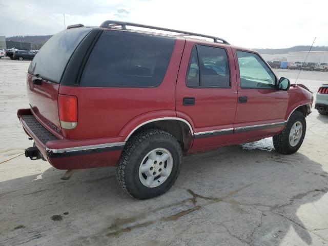 1GNDT13W8V2214901 - 1997 CHEVROLET BLAZER RED photo 3