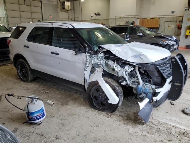 1FM5K8AR2JGC87955 - 2018 FORD EXPLORER POLICE INTERCEPTOR თეთრი ფოტო 4