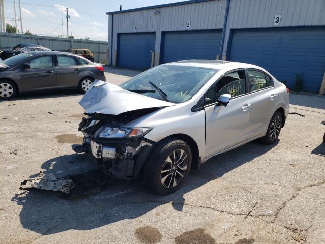 19XFB2F84DE038910 - 2013 HONDA CIVIC EX SILVER photo 2